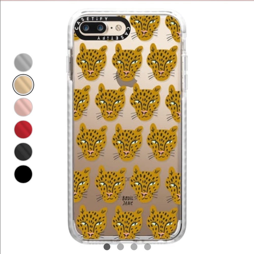 CASETiFY Impact iPhone 7 Plus Case- Black